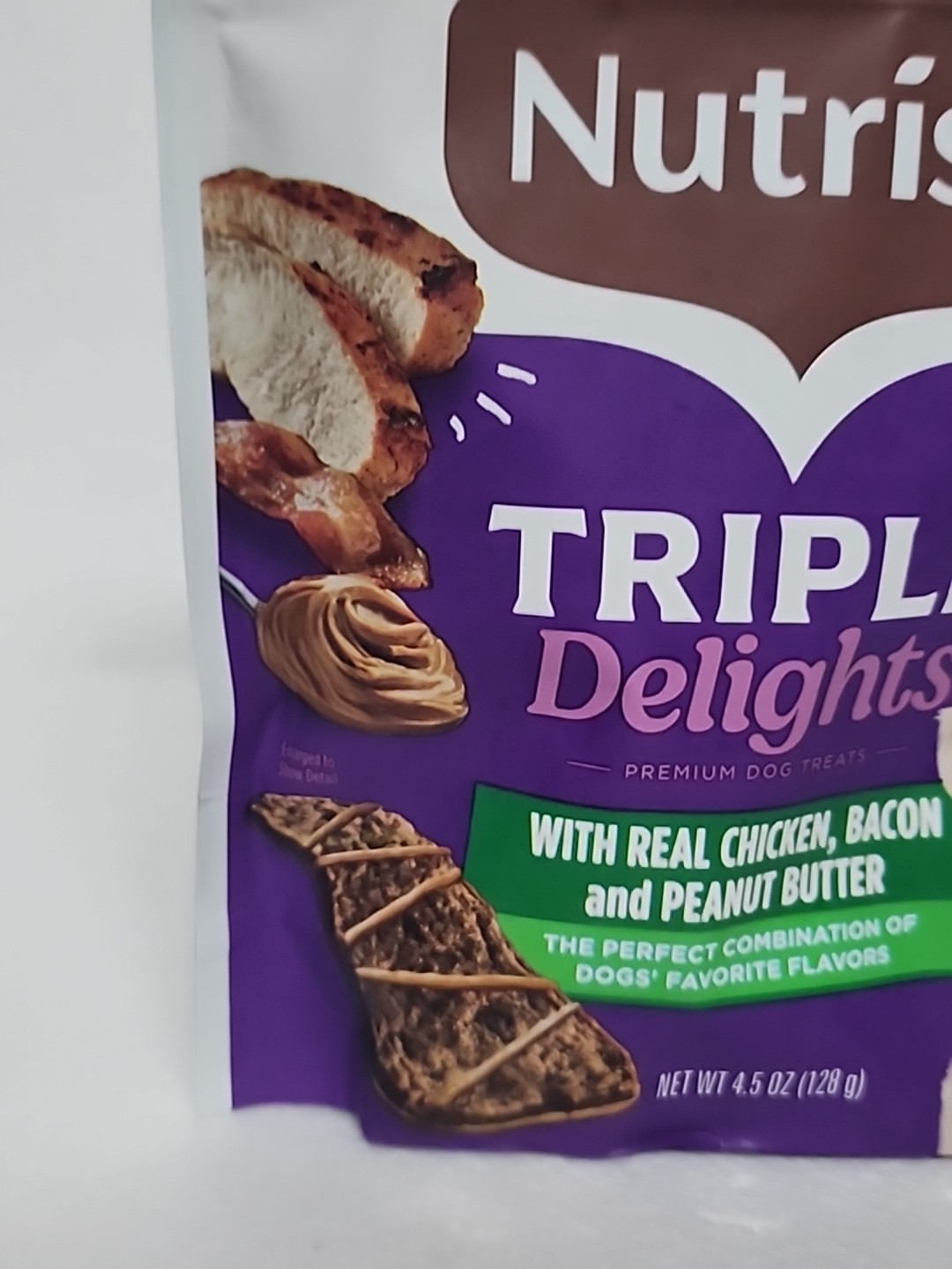 Rachael Ray Nutrish Triple Delights Dog Treats Real Chicken 4.5Oz (Pack of 4)