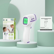 Digital Infrared Forehead Thermometer Gun Non-Contact Instant Read Fever Alarm