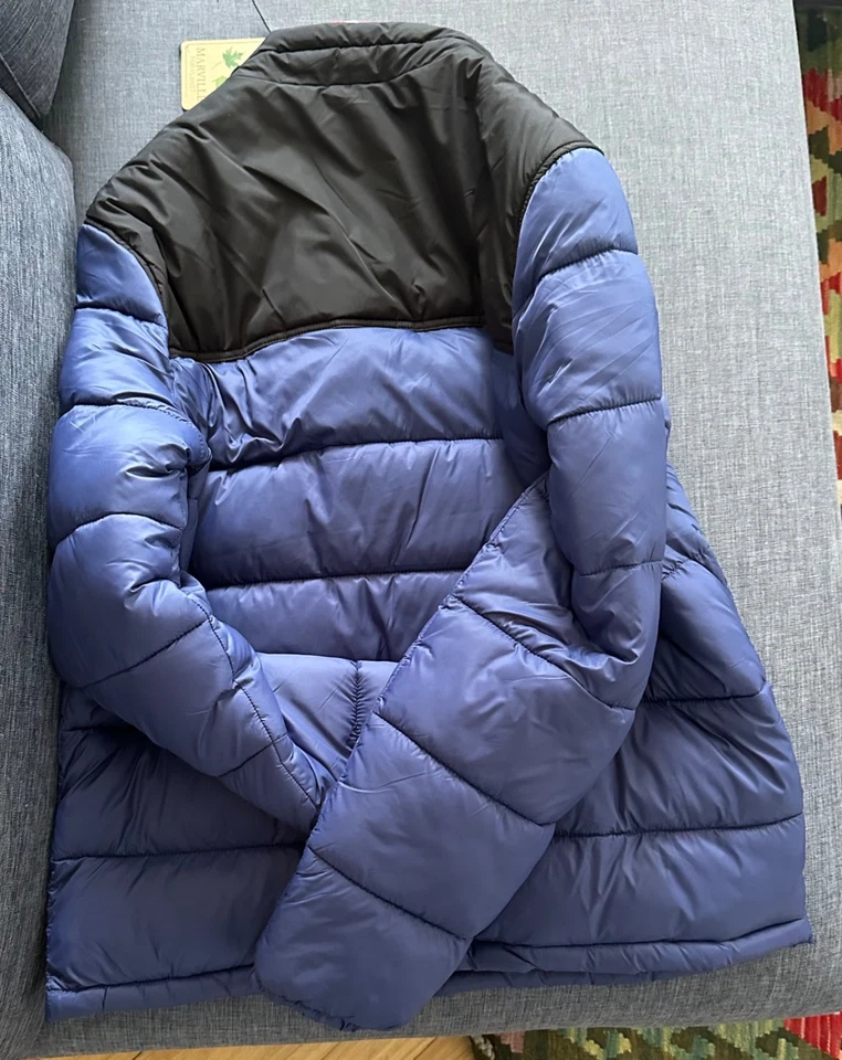 piumino Marville uomo blu e nero listino euro 199 - Immagine 2 di 4