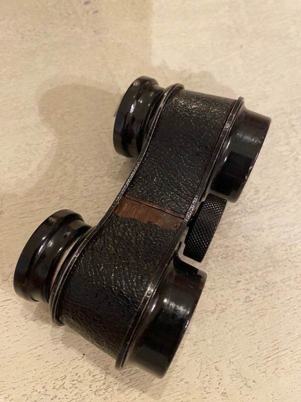 RARE VINTAGE TROJAN OPERA GLASSES MINIATURE BINOCULARS WORKS