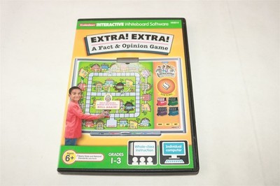LAKESHORE INTERACTIVE WHITEBOARD SOFTWARE - EXTRA Fact/Opinion Game - PC CD-ROM