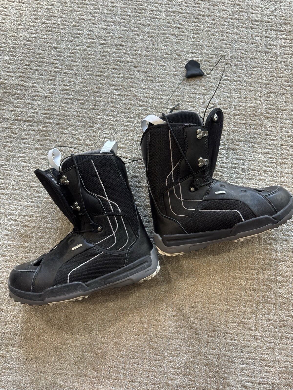 Stivali da snowboard Salomon Echelon da uomo taglia USA: 6 5 Thermicfit SSMAT ottime condizioni