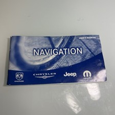 JEEP DODGE CHRYSLER NAVIGATION SYSTEM OWNERS MANUAL USER'S GUIDE BOOK