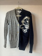 Thom Browne Wool Cable-Knit Cardigan Sweater Size Medium