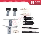 11 Pcs Sunroof Shade Runner Slider Rail Trim Clip for BMW E46 2003-2006 Facelift