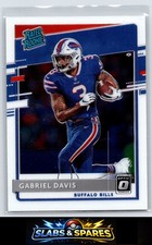Gabriel Davis 2020 Donruss Optic #187 Rookie RC Buffalo Bills