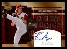 2007 Upper Deck Elements Elemental Autographs #AU-BA Bronson Arroyo *d3