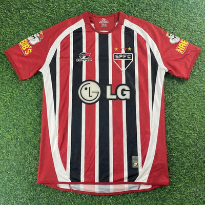 Sao Paulo FC 2005 Official Jersey Shirt Kit - US M - Brazil, Vintage, Série A