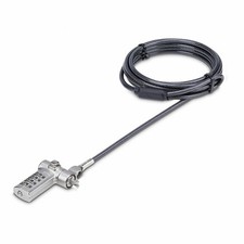 StarTech UNIVCSLAPTOPLOCK Laptop Cable Lock - Serialized Combo Security Cable