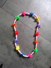 Halskette mit Tieren bunt dehnbar Modeschmuck