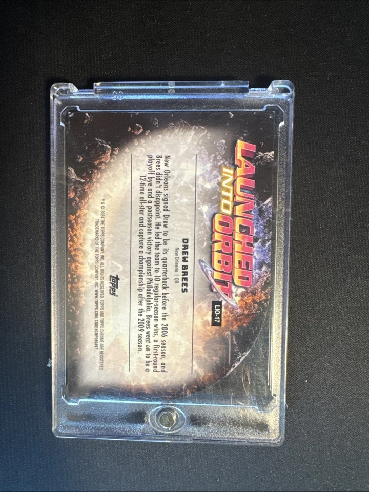 2014 Topps Launched Into Orbit Drew Brees 1/10 SSP Very Rare!!! - Image 2 of 2