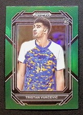 2023-24 Tristan Vukcevic Panini Prizm Draft Picks Green Rookie - Wizards