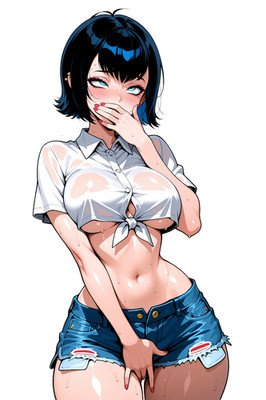 Mavis Dracula Anime Sticker - 6'' Tall Waifu Weatherproof Vinyl Car Decal