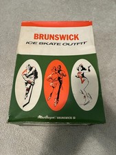 Vintage NOS Canadian Flyer MacGregor/Brunswick Ice Skates W/Box Women's 10