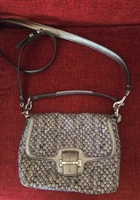 Coach Python Taylor Snake Print Crossbody Shoulder Bag