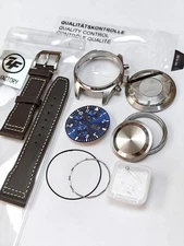 43mm Stainless Watch case kit For 7750 Movement After-sales Accessories