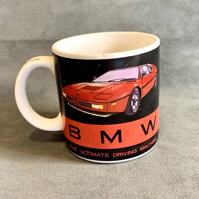 VINTAGE COFFEE TEA MUG CUP BMW MUG MADE IN KOREA FOR APPLE TRADING 80'S |  eBay