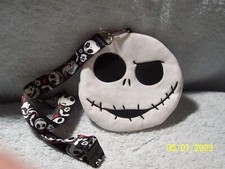 The NIghtmare Before Christmas Jack Skellington Zippered Lanyard See Both Photos