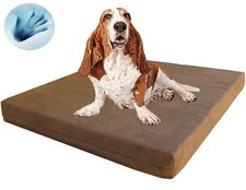 Extra Large Waterproof Orthopedic Gel Cooling Memory Foam Pet Bed for XL DOG XP