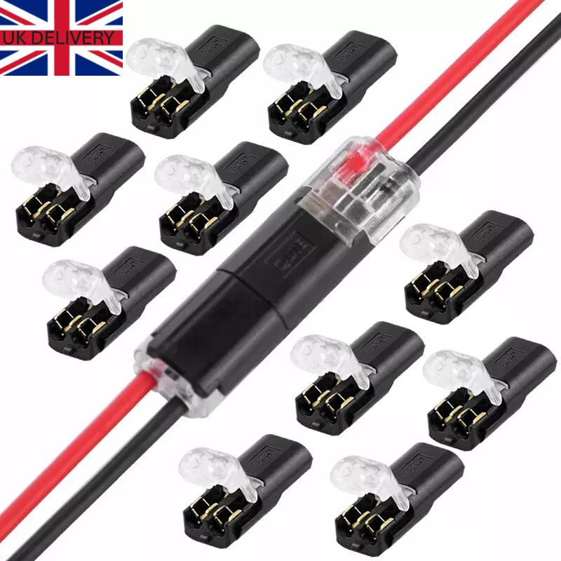 Fast 10pcs 2Pin Way Plug Car Waterproof Electrical Connector Wire Cable Automotive Strip Terminal I.1421151132