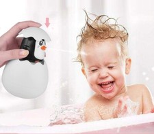 Baby Bath Pool Toys Little Penguin Yellow Duck Watering Shower Swimming Kids