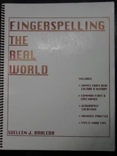 FINGERSPELLING REAL WORLD  By Real World Press