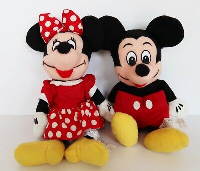 Disney Store Mickey Mouse & Minnie Mouse plush stuffed Disney Store Mickey Mouse & Minnie Mouse plush stuffed