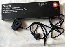 VIVITAR 1.2 Meter Replacement Sensor Connecting Cord  Holder for 283 flash Box