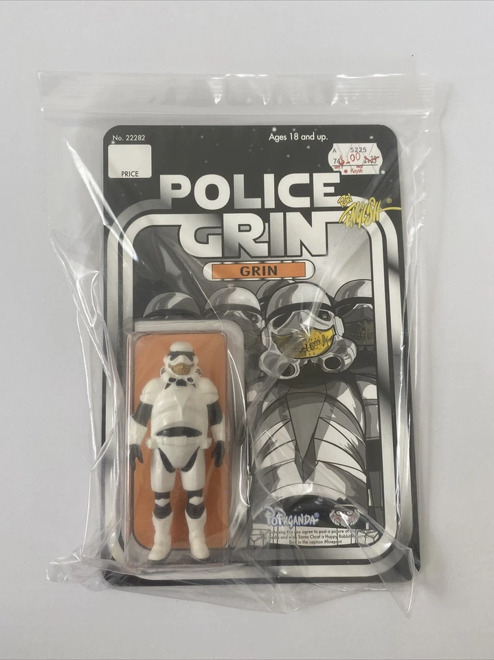 RON ENGLISH Police Grin HipHop Trooper NYCC 全新带盒 100 LE 签名 限量漫画 Con — 第 2/4 张图片