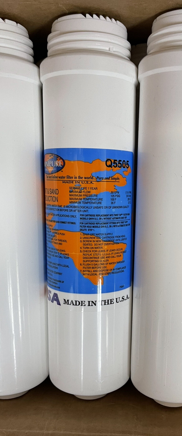 Omnipure Q5505 Commercial Grade Sediment Water Filter Dirt/Sand reduction NEW