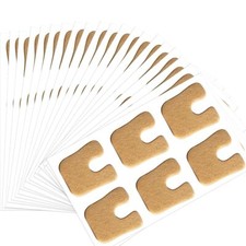 120PACK U Shaped Felt Callus Pads Protect Calluses from Rubbing on Shoes