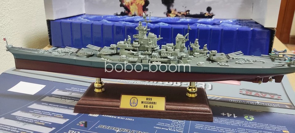 FOV USS Missouri BB-63 1:700 – Nave Corazzata Iowa In Pressofusione, Nuova Versione