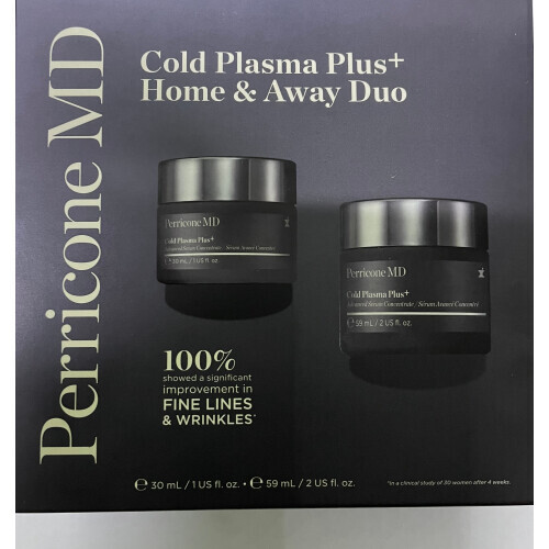 PERRICONE MD COLD PLASMA PLUS+ HOME & AWAY DUO 2 PIECE SET FREE UK DELIVERY NEW - Picture 1 of 1