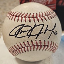 Trent Thornton #46 Autographed Baseball Game USED Seattle Mariners 9/15/24 