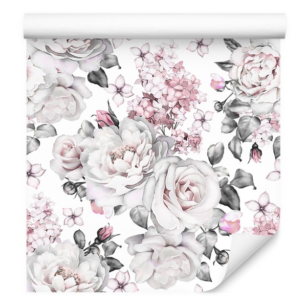 10M Tapete Selbstklebend Pfingstrosen Blumen Rosen BläTter Natur Xxl 3536-image