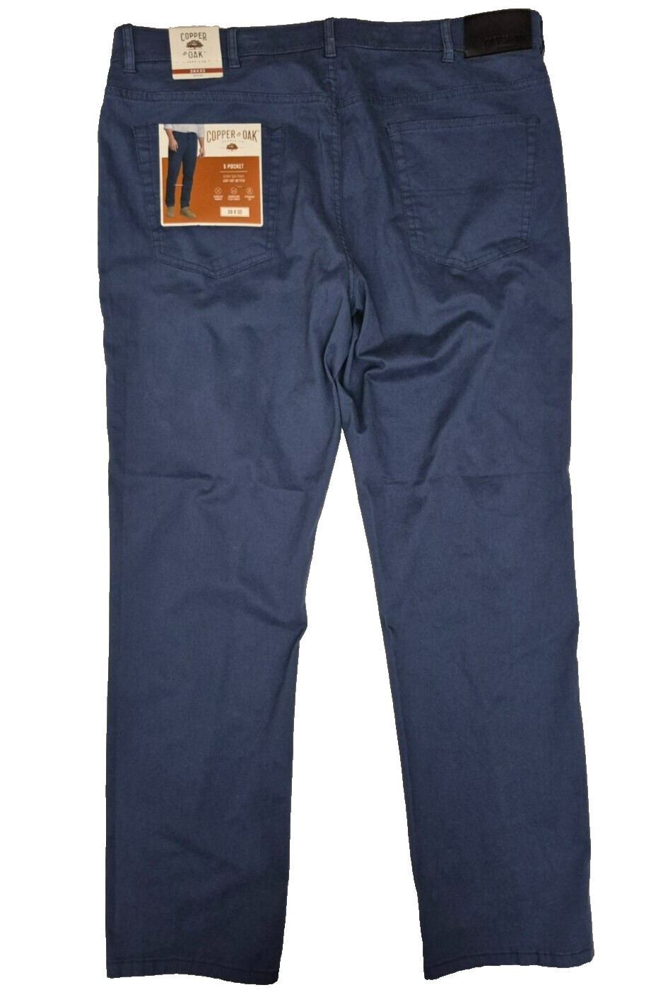 Copper & Oak Men's 38x32 5-Pockets Every Day Pant Denim Cotton K4F817  NWT image 5