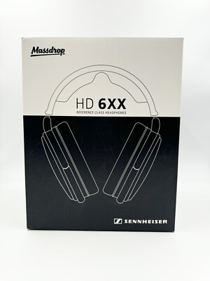 Sennheiser x Massdrop HD6XX Open Back Studio Headphones Black