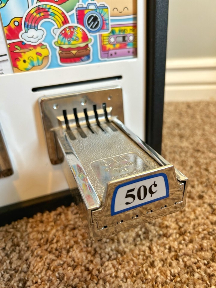 Tattoo Sticker Vending Machine-Four 50 Cent Mechs (Upgrd to $1.25) 720 ...