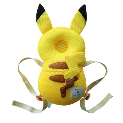 Sac à dos Pikachu pour bébé tout-petit protection tête Pokémon Japon limité Monpoke NEUF - Photo 1/3
