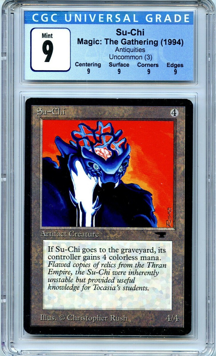 Su-Chi アーティファクト Magic: The Gathering Su-Chi MTG Antiquities CGC 9.0 (9) Mint Magic card WOTC Amricons