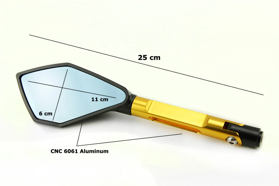 Espejo retrovisor antideslumbrante para BMW F650GS F700GS F800GS F800R S1000R Foto 4 de 4