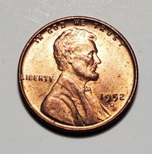 1952 D LINCOLN WHEAT PENNY UNC #C7190