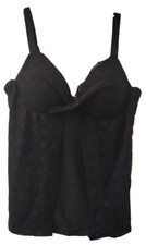 Meet.Curve Women's Faux Flyaway Flowy Twist Front Tankini Set Swimsuit Size 2XL