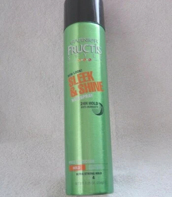 GARNIER***SLEEK & SHINE***24 HR HOLD Anti~Humidity HairSpray~~8.25 oz/234 g~~NEW - Image 1 of 4