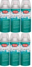 6 Krylon K01375000 Gallery Series UV Archival Varnish Aerosol Spray, Gloss,11 oz