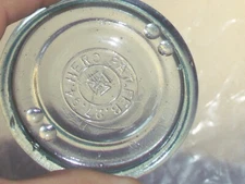 blue Hero Pat. Feb. 27. 94. double bale top glass canning jar lid, top