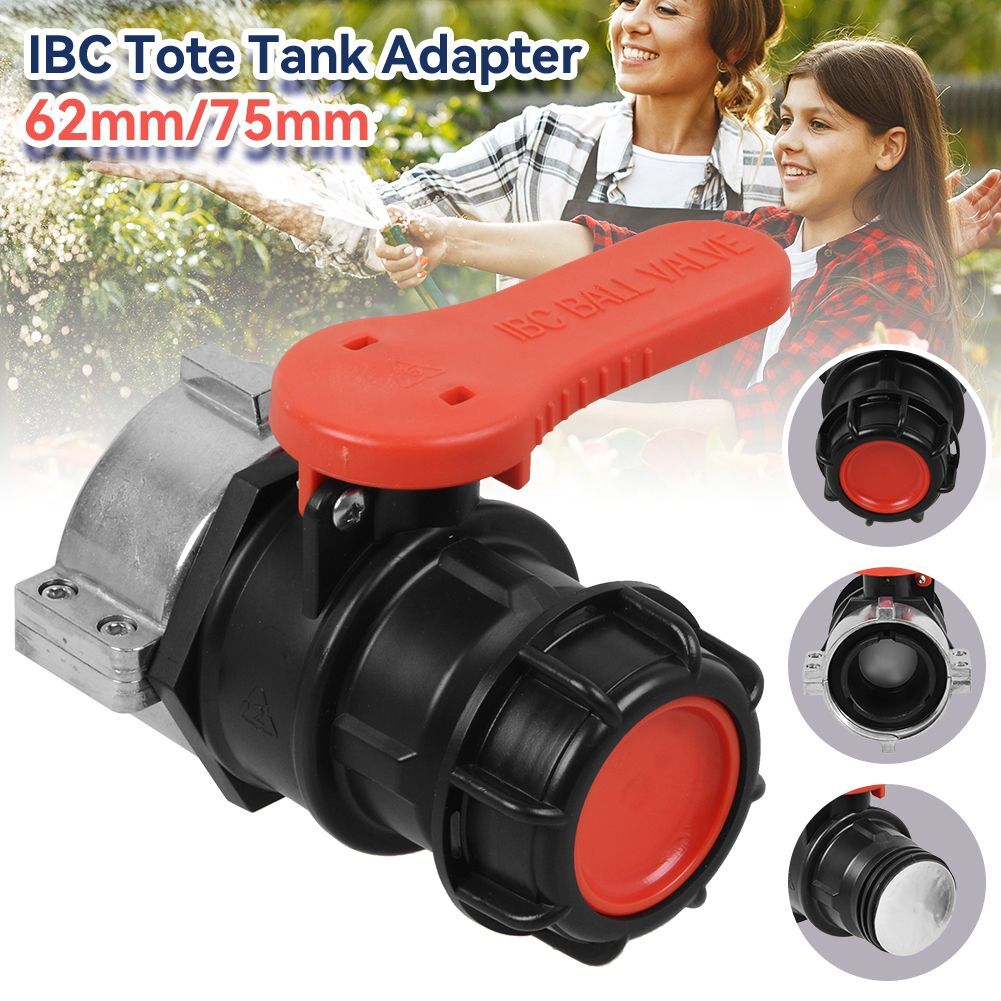 IBC Kugelhahn DN50 (75 Mm) – Klappenhahn Für Wassertanks, Aus PE, Korrosionsbeständig