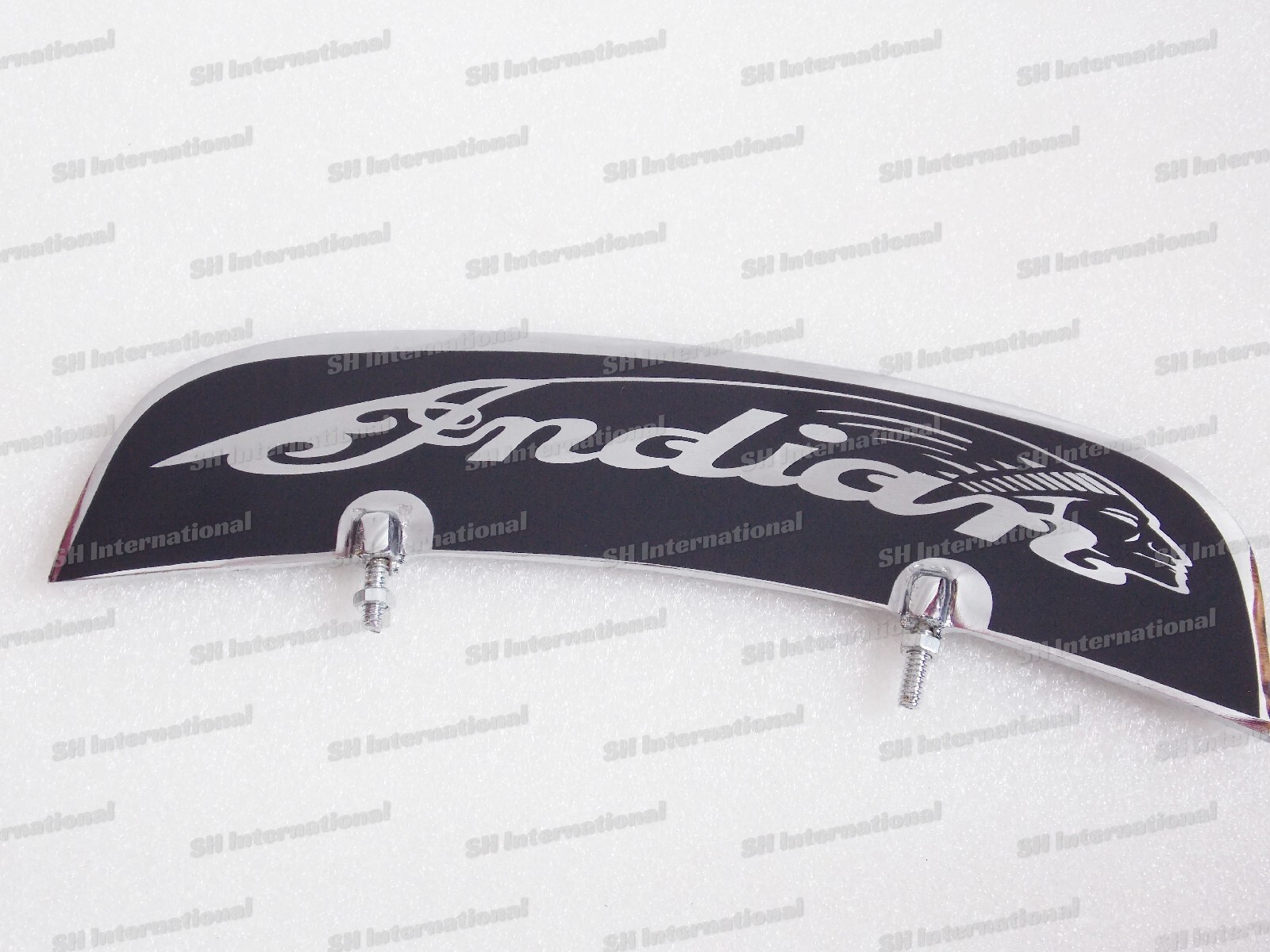 Front Mudguard Number Plate Chrome Black For Indian Chief Motorcycle eBay