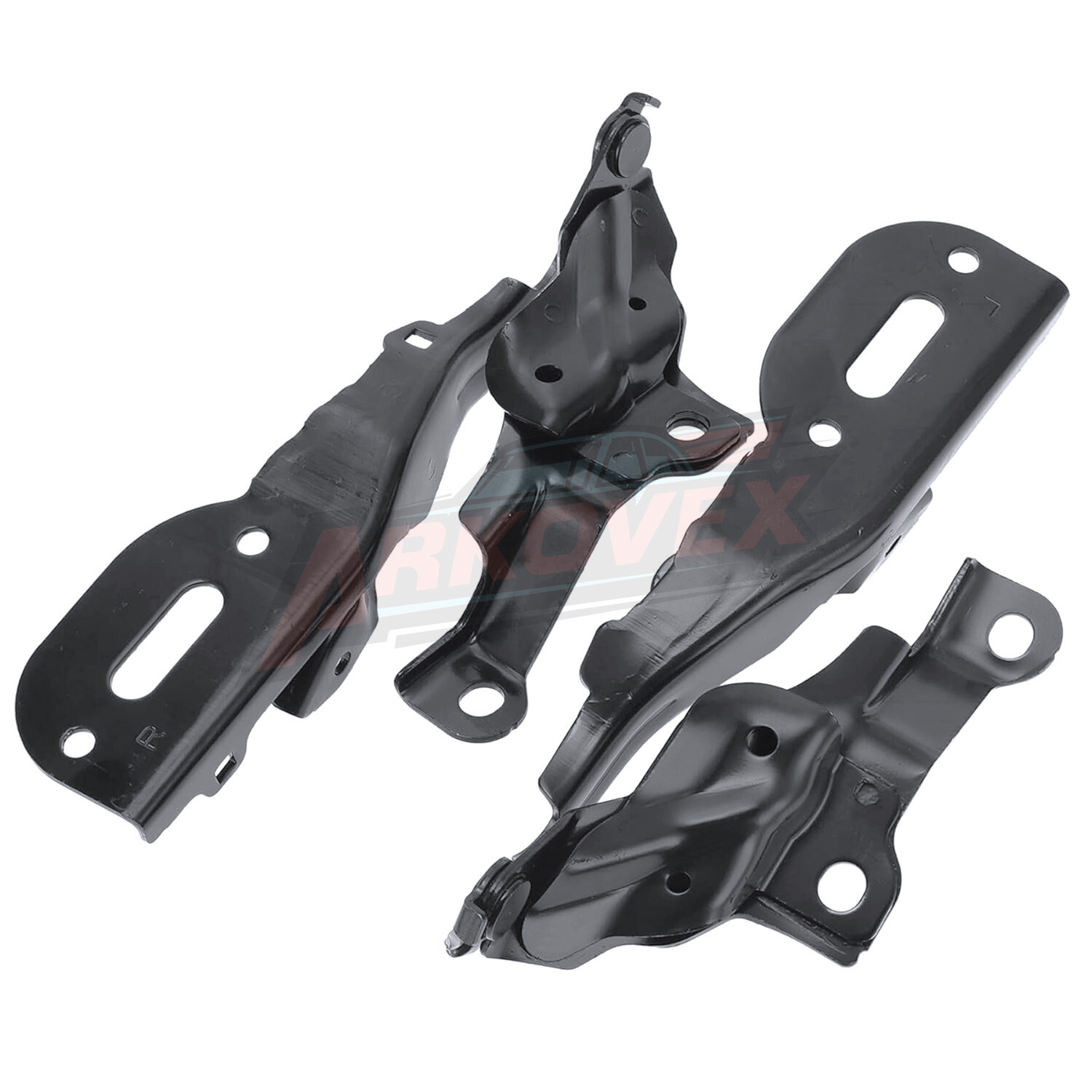 Set of 2 Hood Hinges Driver & Passenger Side Left Right for Honda Accord Pair