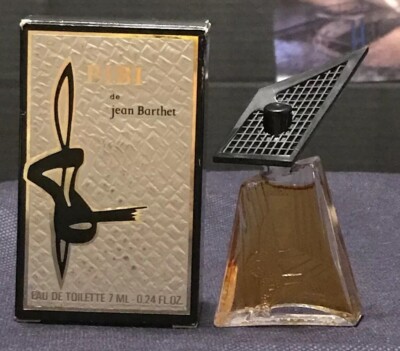 BIBI de JEAN BARTHET LARGE vintage miniature 7 ml * .24 oz edt perfume Mint NIB